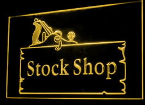 Stock Shop Gift Boutique LED Neon Sign